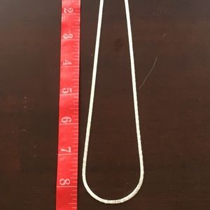 18" Sterling Silver Herringbone Chain